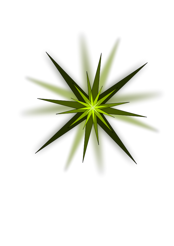 Green Star Clip Art