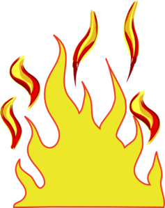 Flames Clip Art - vector clip art online, royalty ...