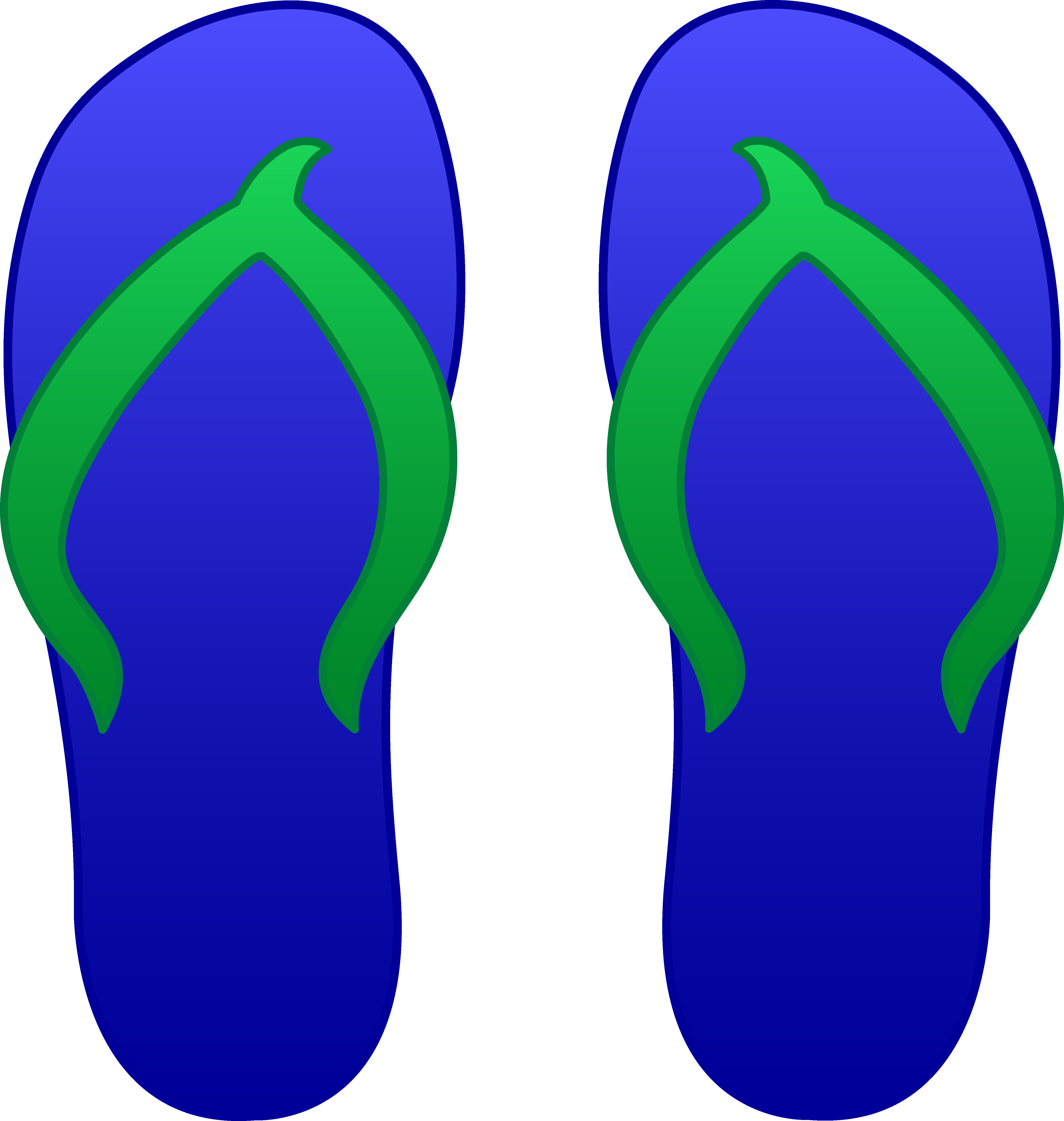 Flip flops clip art free vector in open office drawing svg svg 2 ...