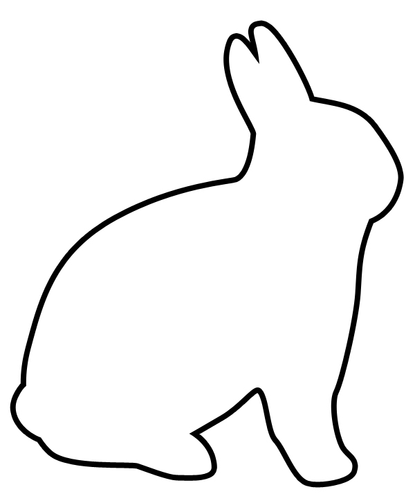 Rabbit Clipart Outline