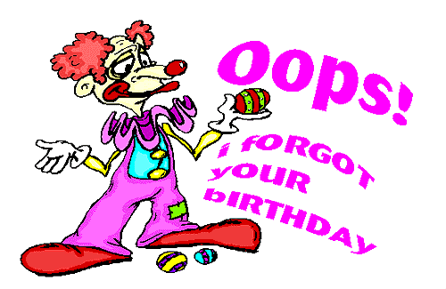 Happy Belated Birthday Clip Art - Tumundografico