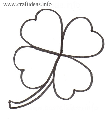 5 Best Images of Four Leaf Shamrock Template Printable - St ...