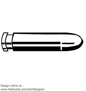 Gun and bullet clipart