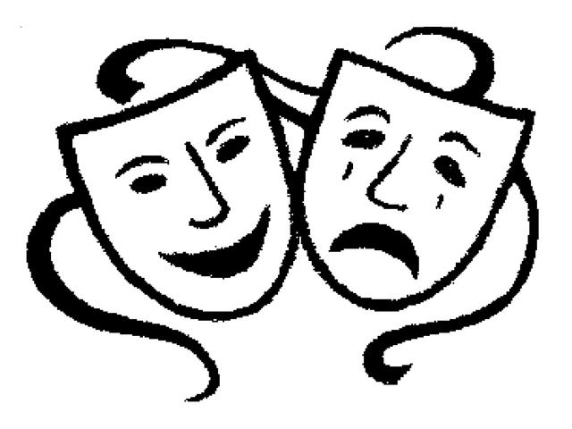 Drama mask clipart