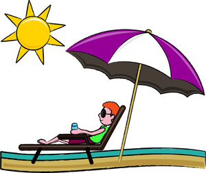 Clip Art Beach Umbrella And Chair Clipart