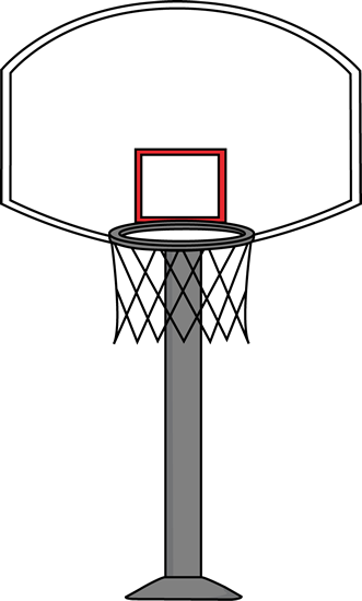 Basketball goal clip art