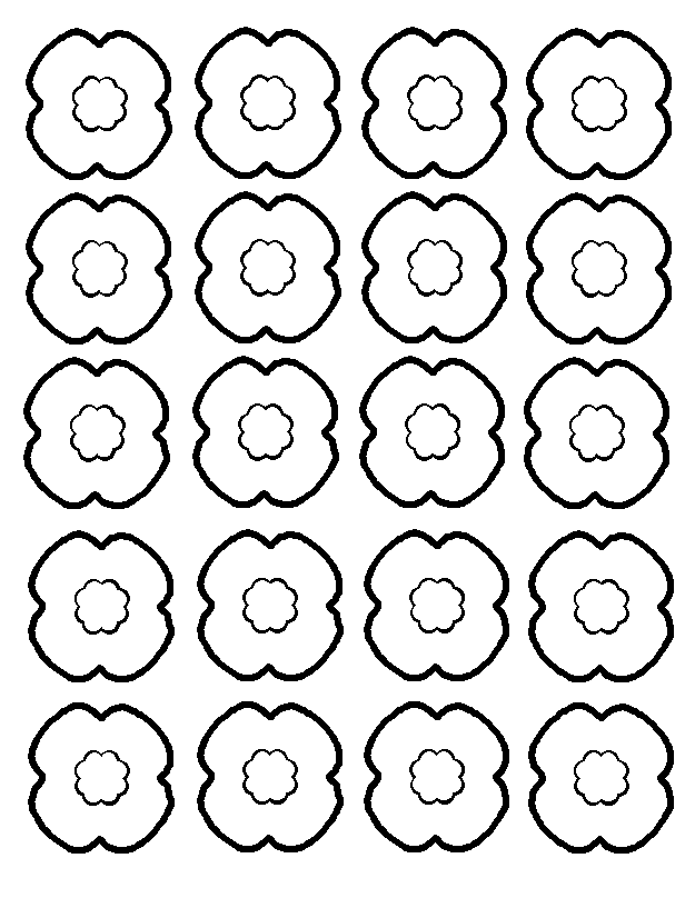 Poppy Outline