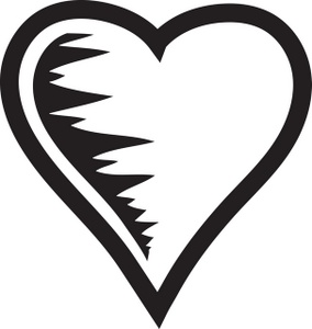 Clipart Heart Black And White - Free Clipart Images