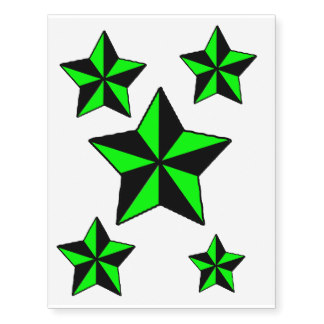 Star Design Temporary Tattoos | Zazzle