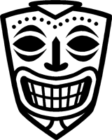 Hawaiian Tiki Masks Coloring Pages | Galeri Desain Rumah ...