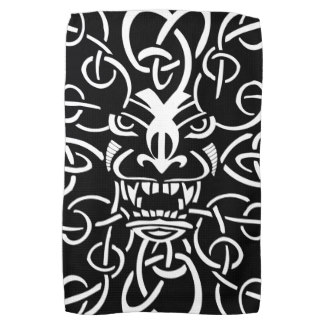 Tiki Kitchen Towels, Tiki Hand Towels