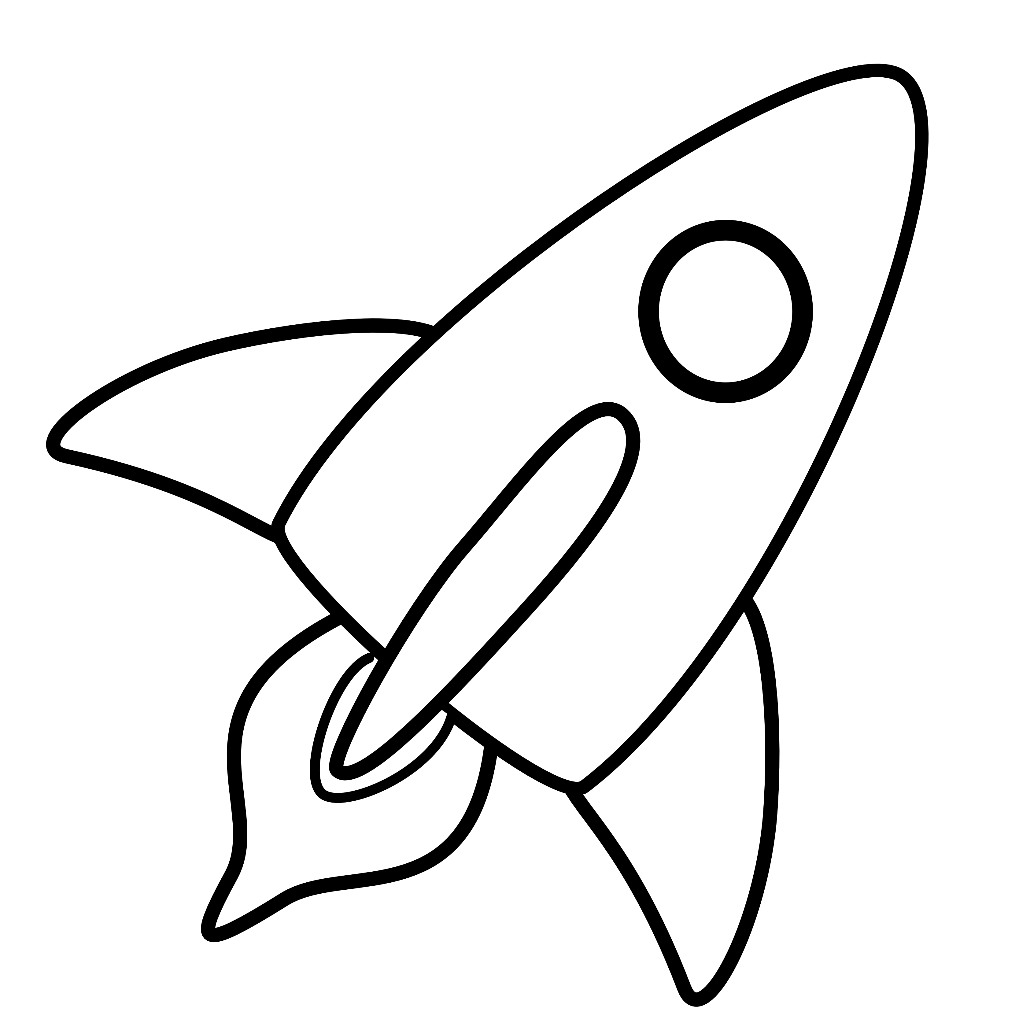 Rocket Clipart Black And White - Free Clipart Images