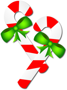 Christmas Candy Cane Clipart