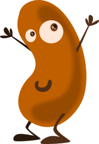 Brown Bean Clip Art - vector clip art online, royalty ...