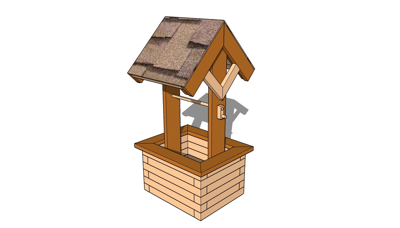 Wishing well planter plans | Free Outdoor Plans - DIY Shed, Wooden ...