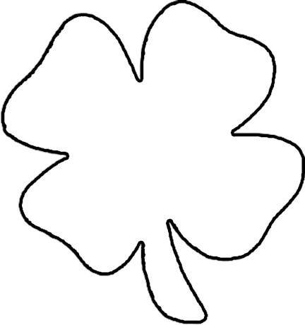 4 Leaf Clover Cut Outs - ClipArt Best