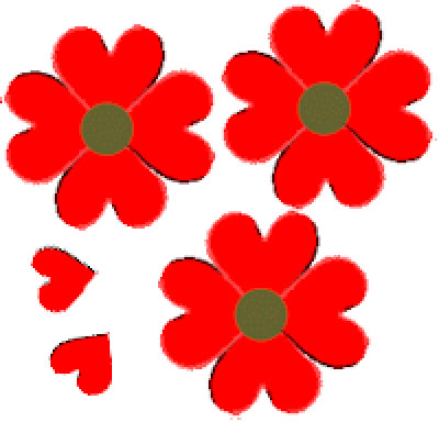 Heart Poppies - Veterans/Remembrance Day - November - KinderArt