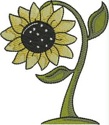 Sunflower 2 [Flowers] - $1.25 : Free Embroidery|Stitch n Mouse ...