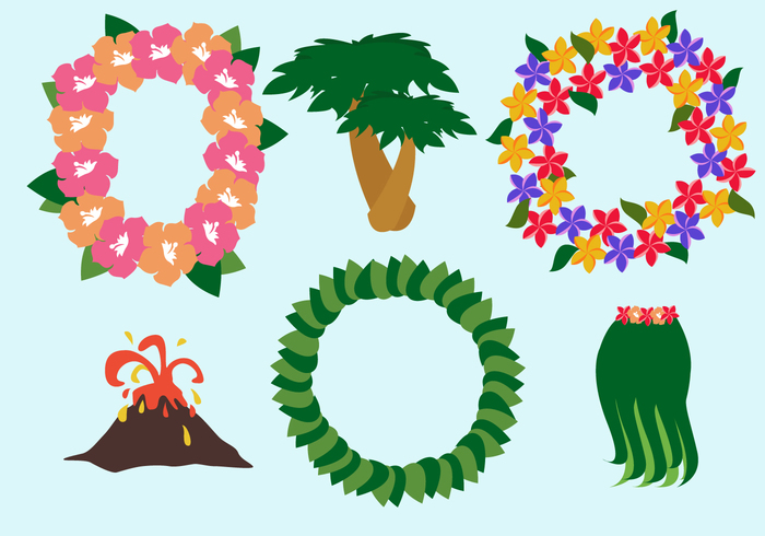 Free Hawaiian Lei Vector - Download Free Vector Art, Stock ...