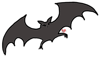 Halloween Bat Cartoon Clipart