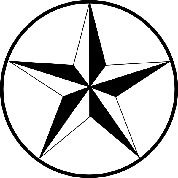 Texas Star Clip Art - vector clip art online, royalty ...