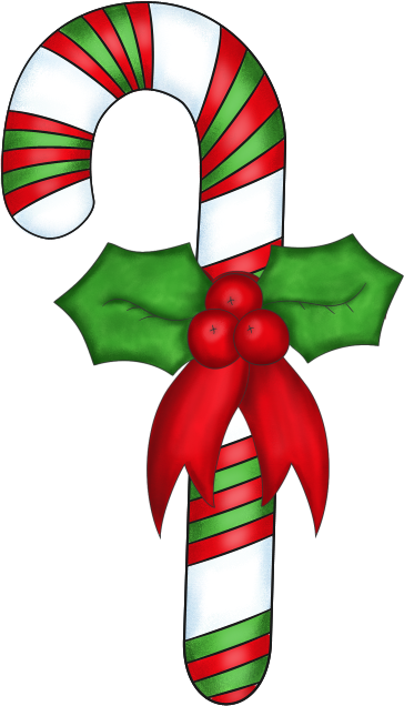 Christmas Candy Cane Clipart