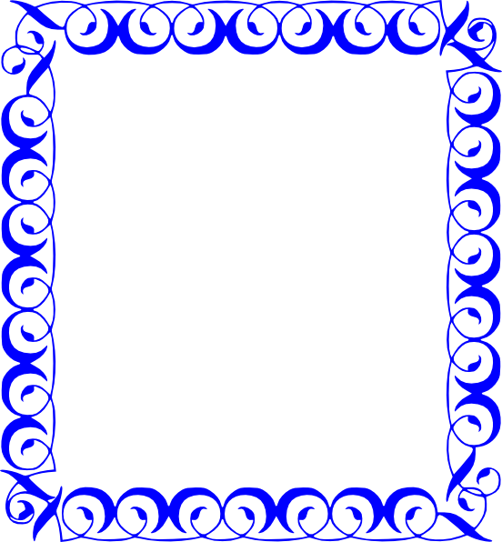 Royal Blue Border Clipart