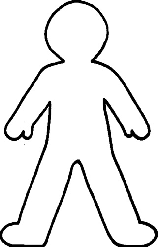 Body Outline Clipart