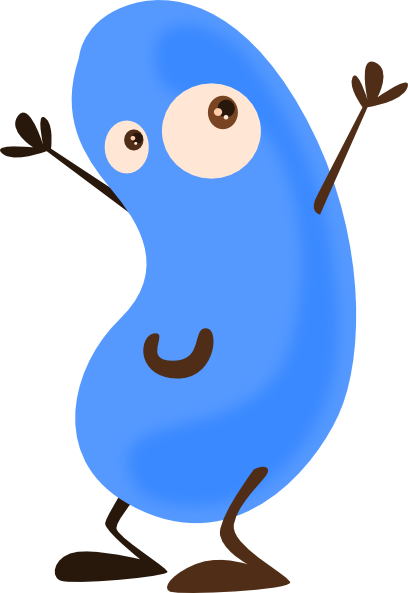 Cartoon Bean Clip Art - vector clip art online ...