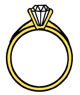 Clipart wedding rings free