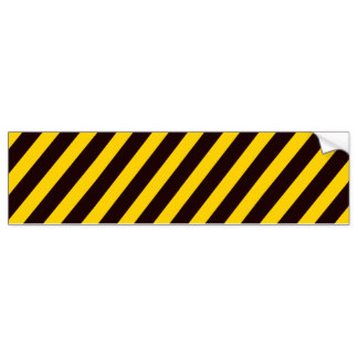 Warning Stripe Stickers | Zazzle