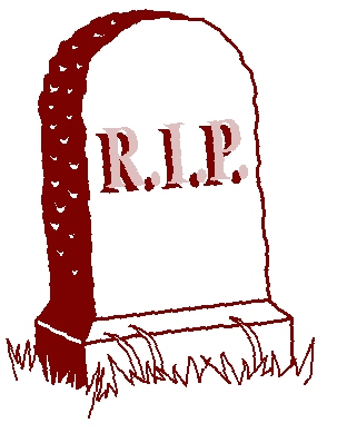 Rip tombstone clipart