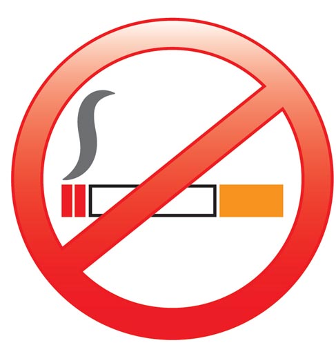 No smoking symbol vectors