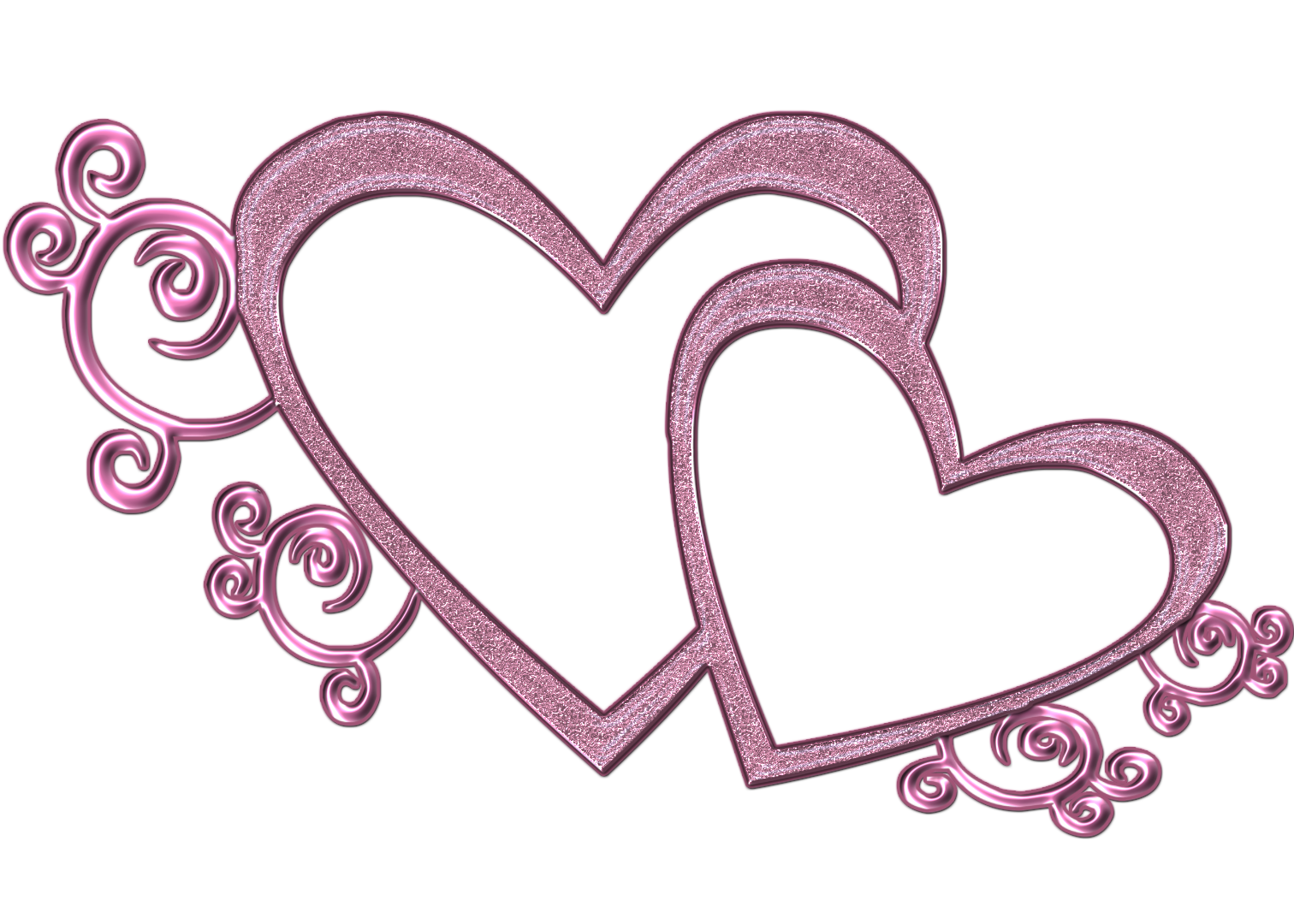 Double Free Wedding Heart Clipart | School Clipart