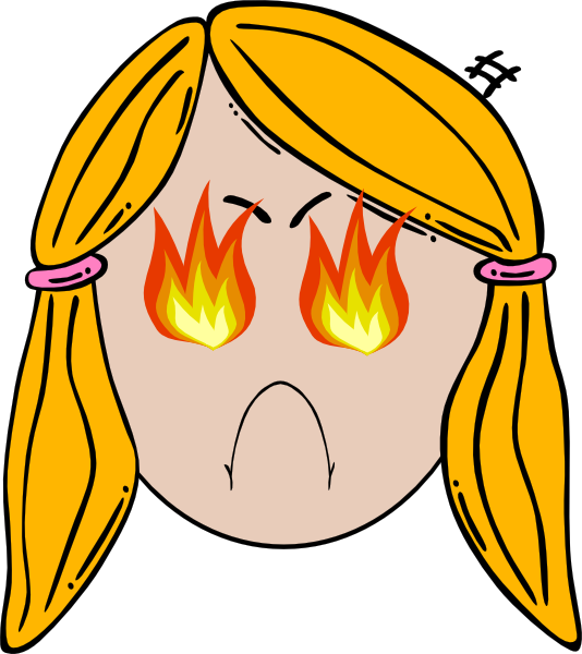 Mean Girl Face Clipart