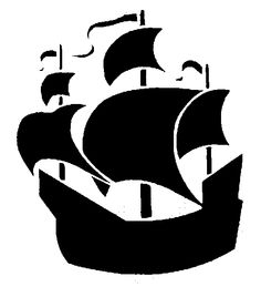 Pirate ship silhouette clip art - ClipartFox