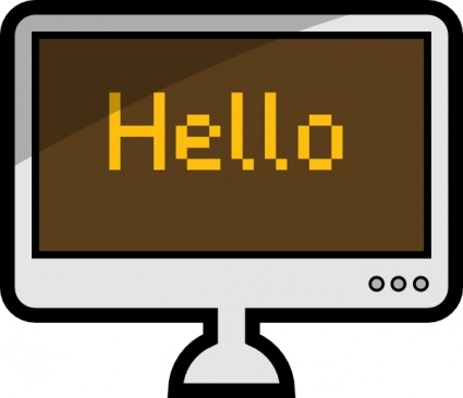 Download Computer Lcd Screen clip art Vector Free