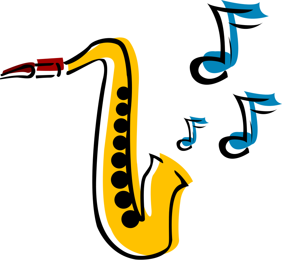 Saxophone 01 Clipart, vector clip art online, royalty free design ...