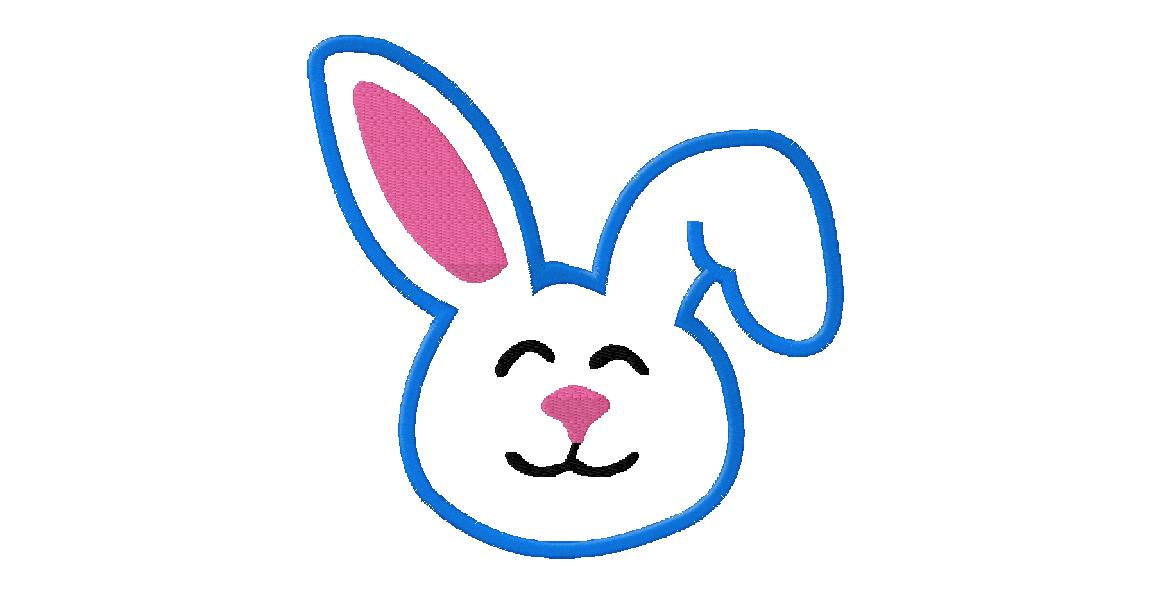 Easter Bunny Face Clipart