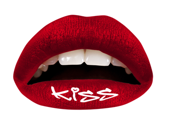 Red Kiss Violent Lips | TattooForAWeek Temporary Tattoos Largest ...