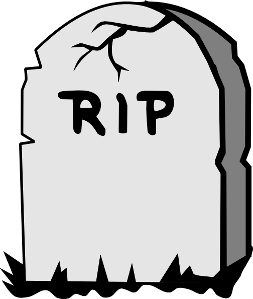 Rip tombstone clipart