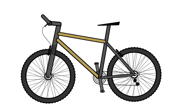 Bicycle Cartoon Clipart