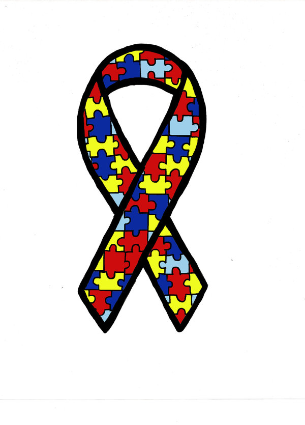 Autism ribbon clip art