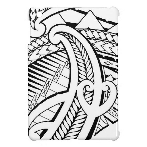 Detailed Samoan tribal tattoo pattern iPad Mini Case at Zazzle ...