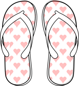 Flip Flop clip art - vector clip art online, royalty free & public ...