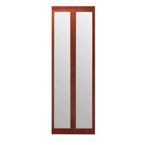 Impact Plus Mir-Mel 36 in. x 80 in. Cherry Mirror Bifold Closet ...