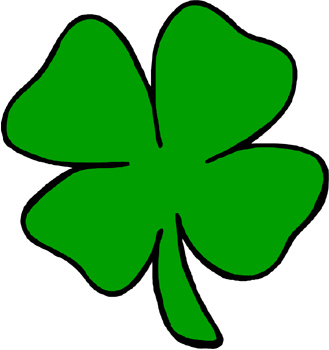 4 Leaf Clover Cut Outs - ClipArt Best