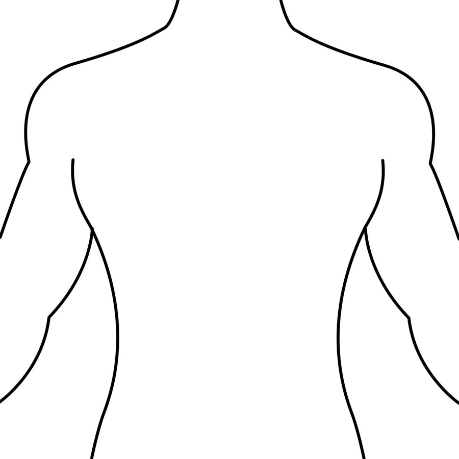 Human Body Outline Printable