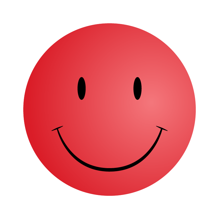 Red Smiley Face Clipart