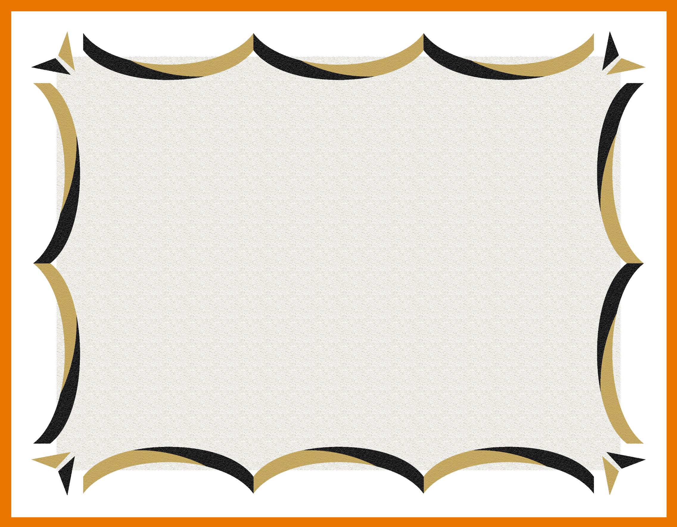 Printable Certificate Template.Certificate Border 3 Black And Gold ...